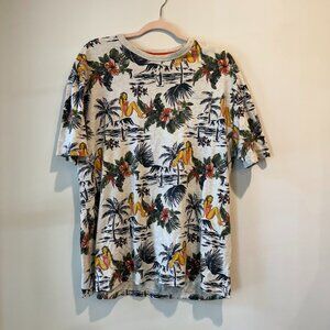 Men's Alexander Julian Colours Hawaiian Print T-Shirt